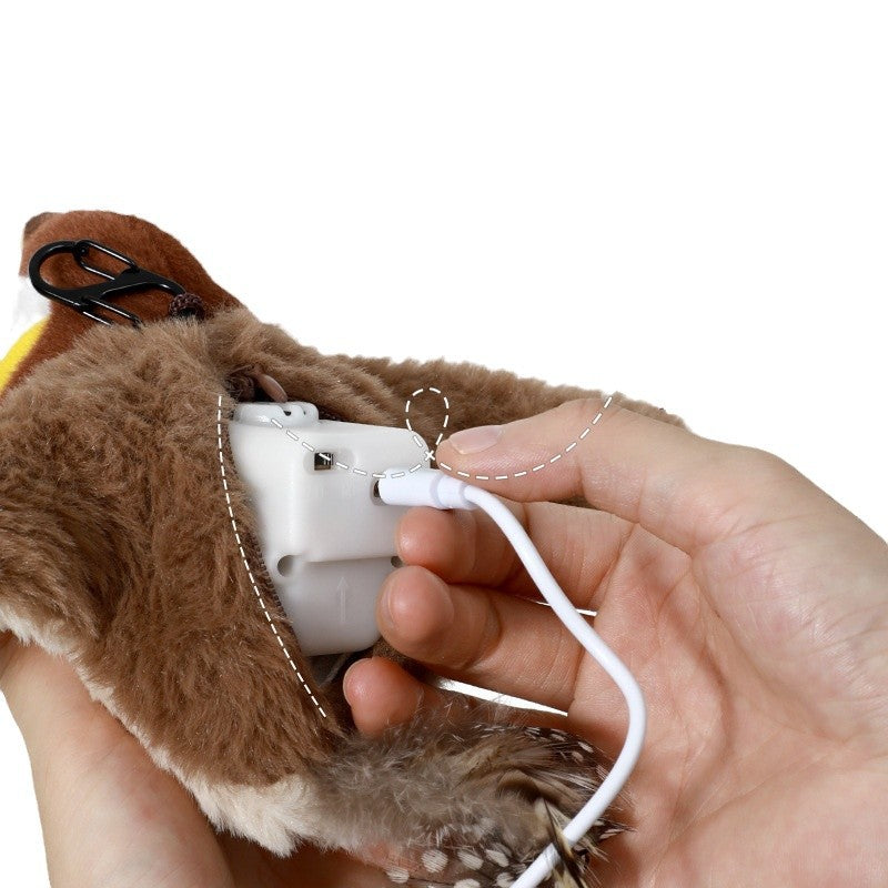 Interactive Chirping Bird Cat Toy
