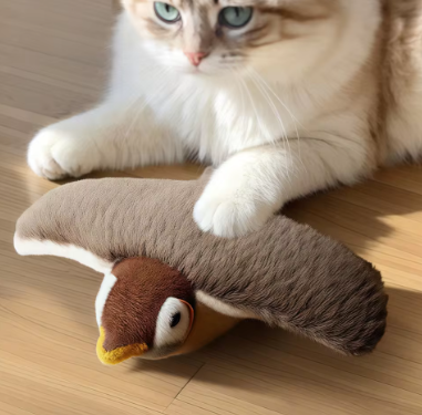 Interactive Chirping Bird Cat Toy
